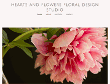 Tablet Screenshot of heartsandflowersfloral.com
